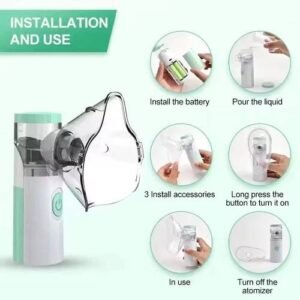 Portable Mesh Nebulizer শিশু ও পরিবারের শ্বাসকষ্টের দ্রুত সমাধান | USB Rechargeable | Drovo Life
