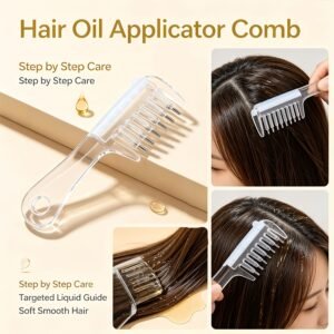 Hair Oil Applicator Comb চুলের গোড়ায় তেল ও সিরাম লাগানোর Comb Applicator | Drovo Life